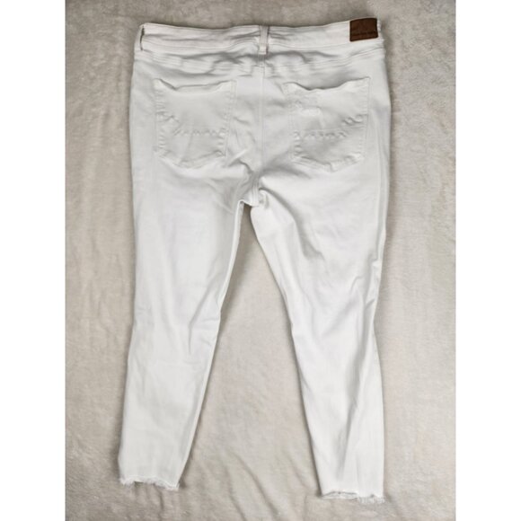 American Eagle Womans Size 20 Short Next Level Stretch Hi Rise Jegging Thrashed - Picture 9 of 15